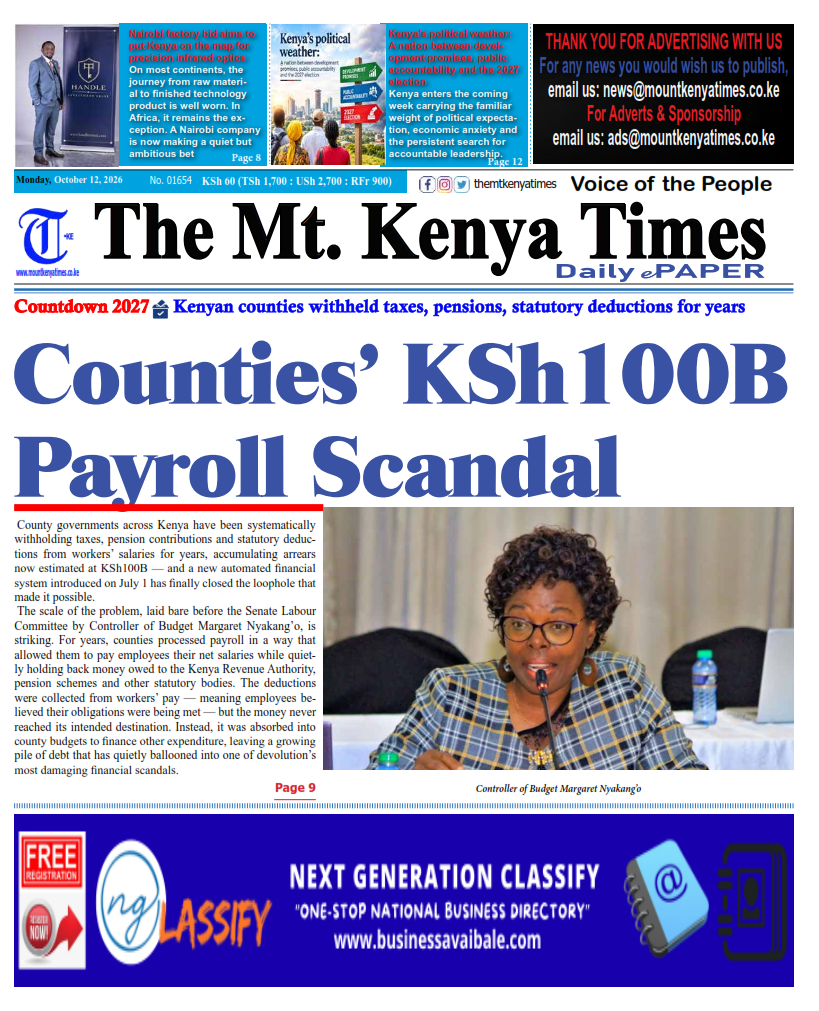 October 12, 2026 The Mt Kenya Times ePAPER_001