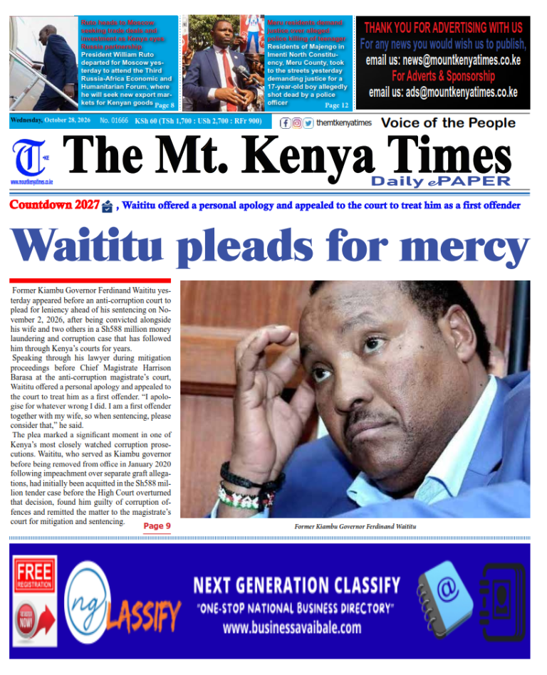 October 28, 2026 The Mt Kenya Times ePAPER_001