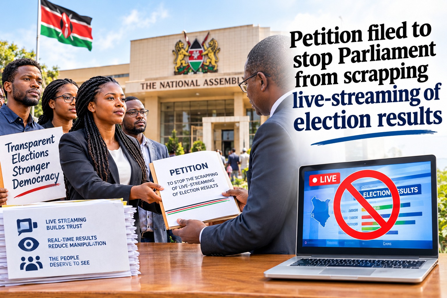 Petition filed to stop Parliament from scrapping live-streaming of election results