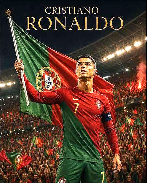 Photo 1 Flag bearer Christiano Ronaldo is respected by fans globally, Photo Courtesy