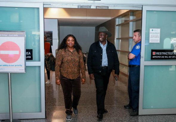 Rigathi Gachagua and his wife, Rev. Dorcas in Boston