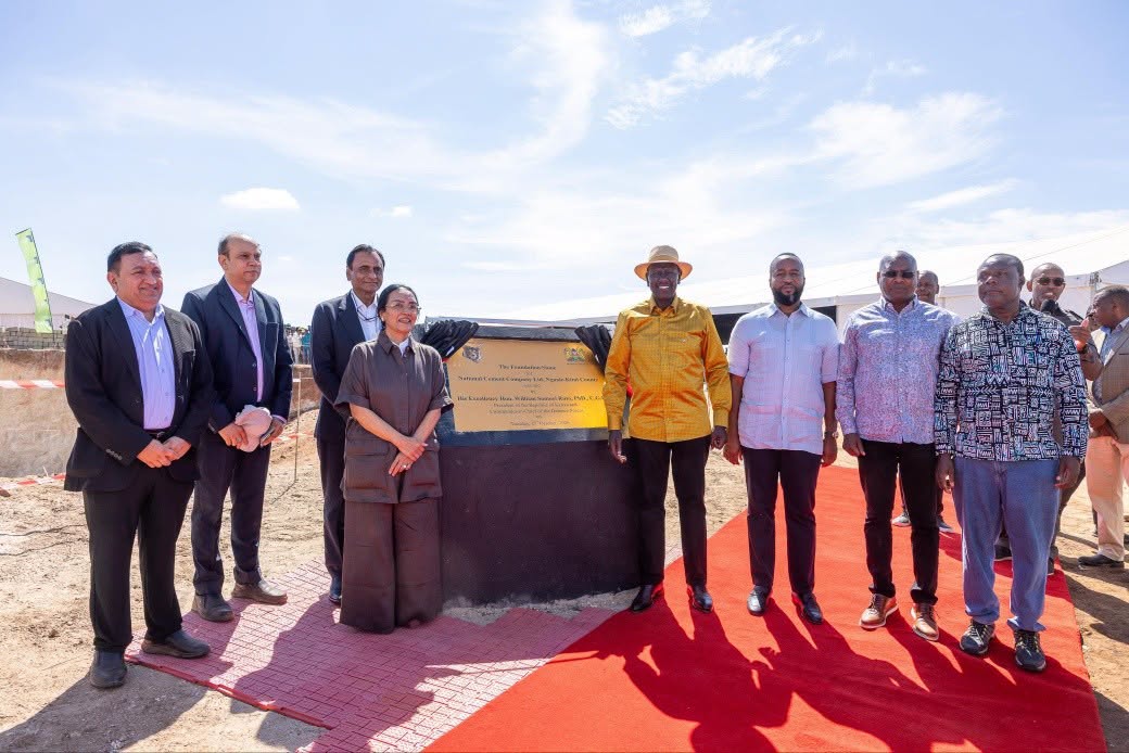 Ruto breaks ground on KSh70B cement plant that will create 3,000 jobs in Kitui 5