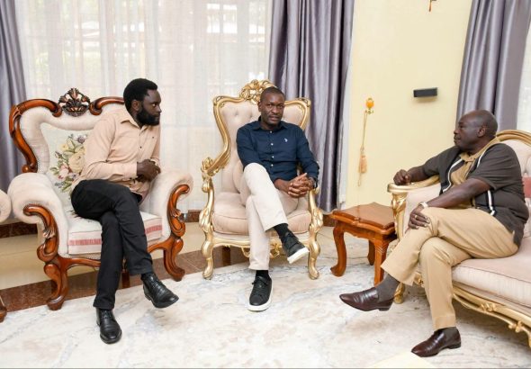 Senators John Methu, Edwin Sifuna and DCP leader Rigathi Gachagua