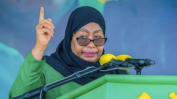 Tanzanian President Samia Suluhu Hassan