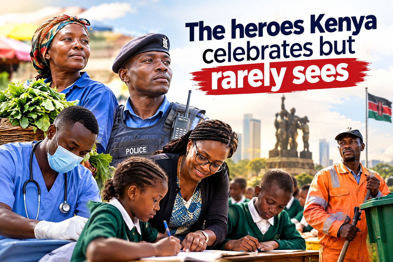 The heroes Kenya celebrates but rarely sees