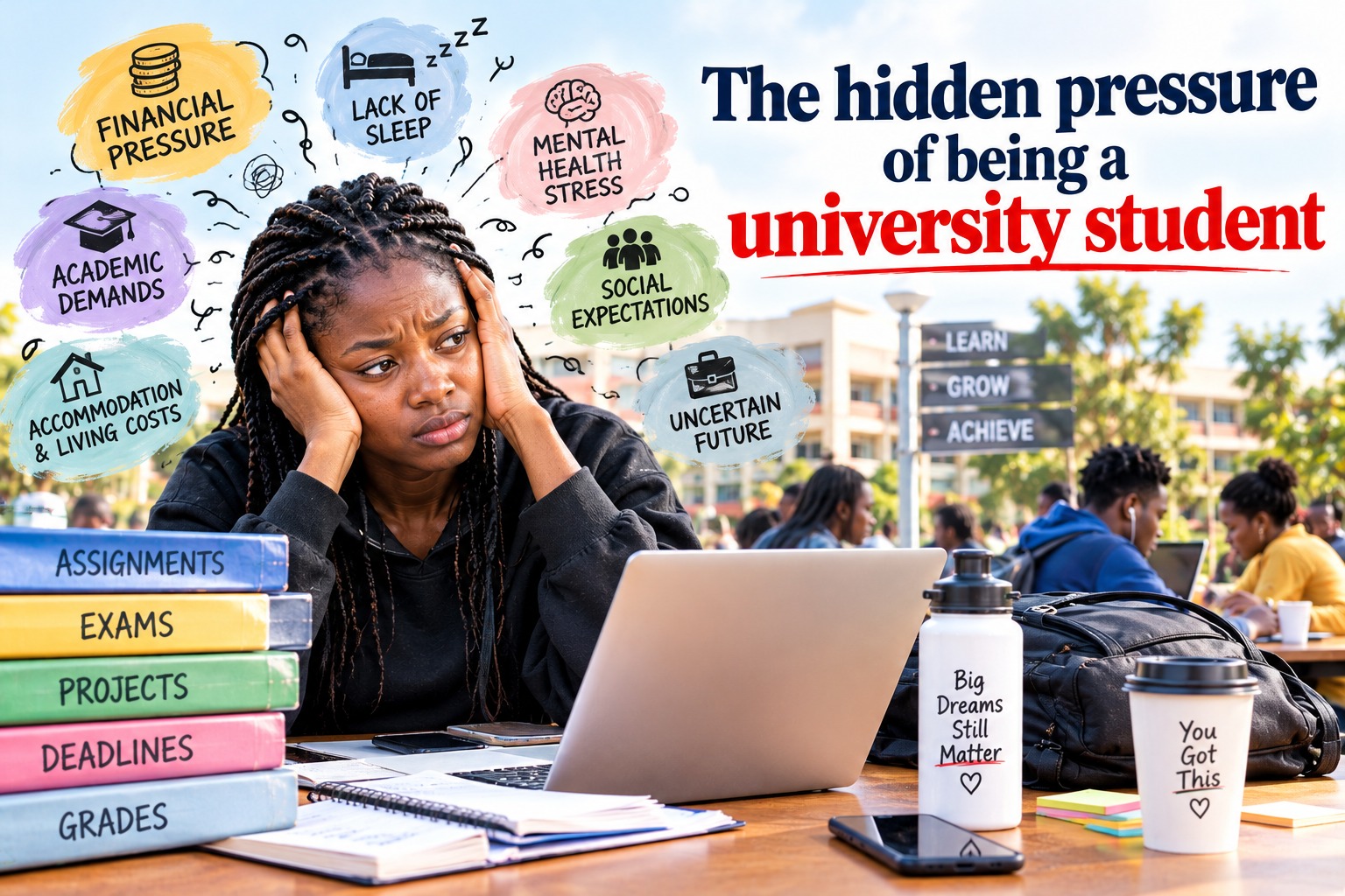 The hidden pressure of being a university student