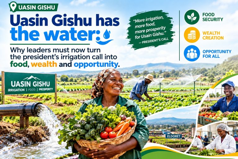 Uasin Gishu has the water