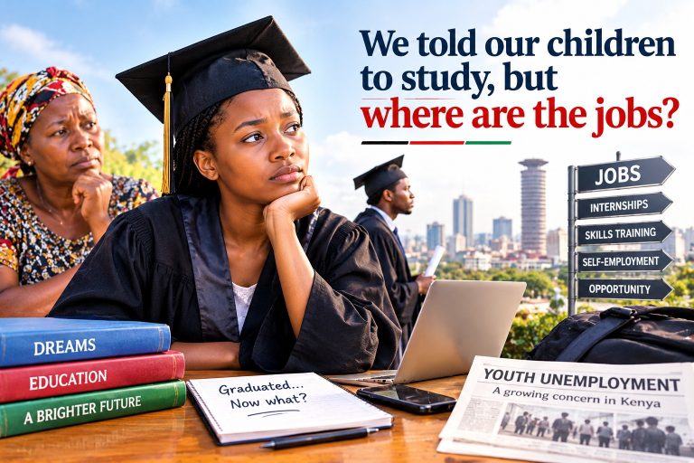 We told our children to study, but where are the jobs