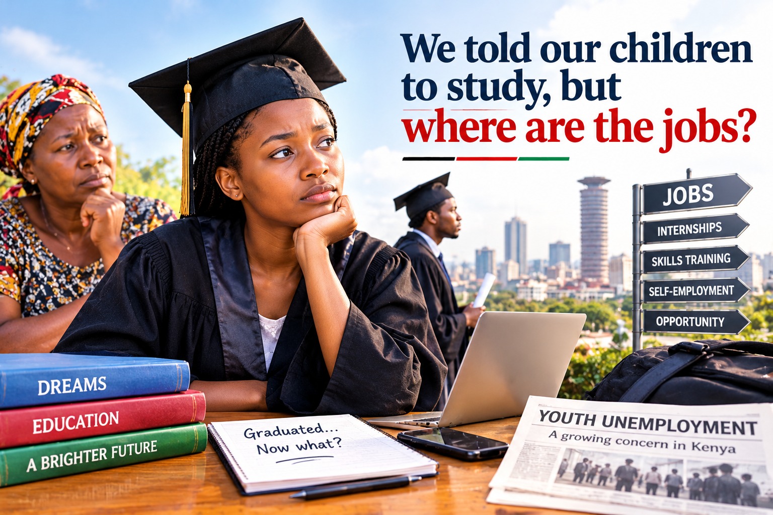We told our children to study, but where are the jobs