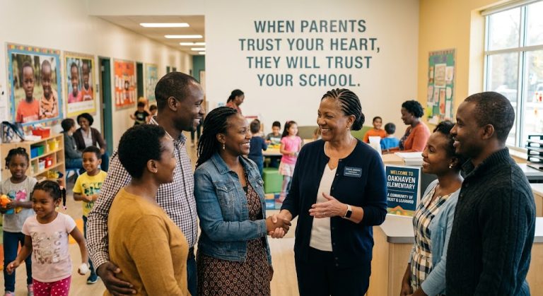 When parents trust your heart, they will trust your school