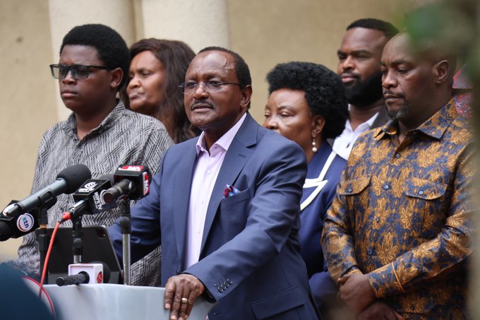 Wiper Democratic Movement leader Kalonzo Musyoka