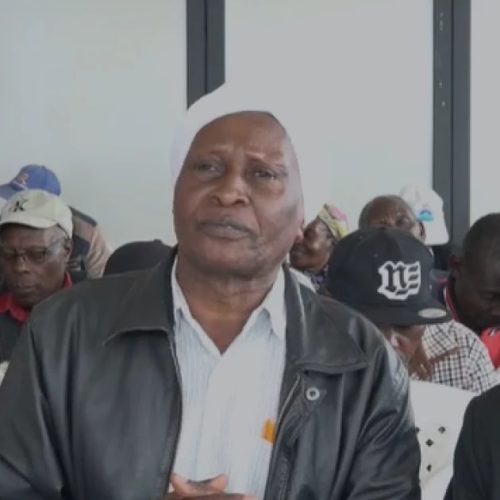 Andrew Ireri, Chairman of the the Embu Council of Elders, Nyagi ya Ndiriri.