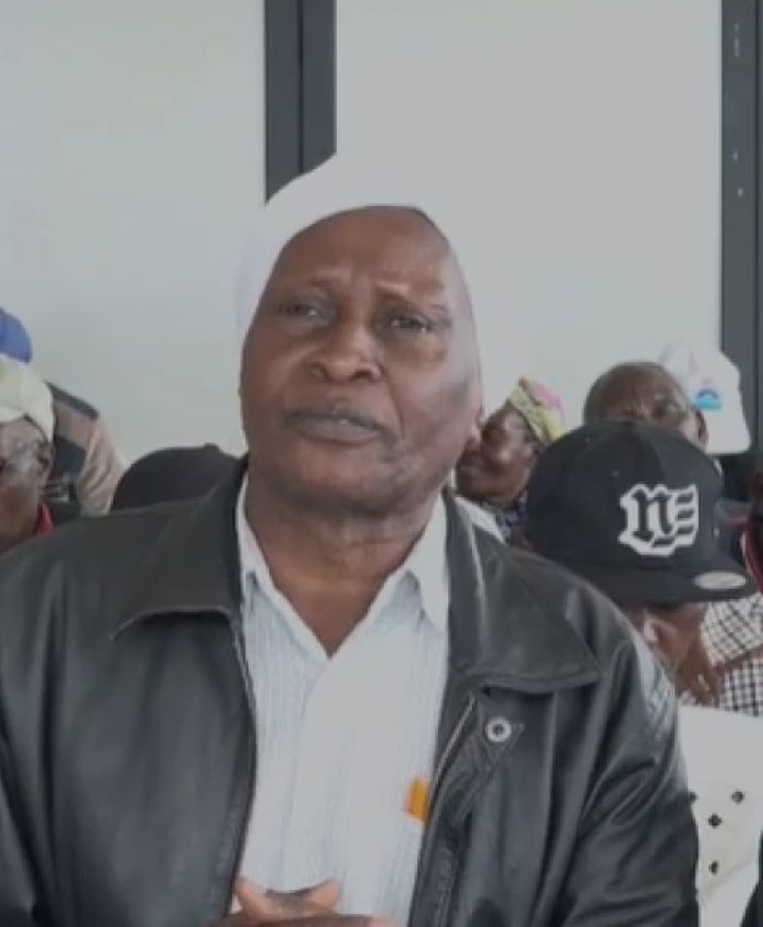 Andrew Ireri, Chairman of the the Embu Council of Elders, Nyagi ya Ndiriri.