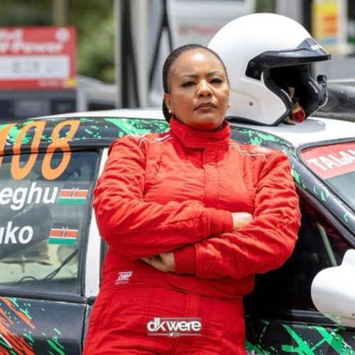 Kenyan rally driver Pauline Shegu