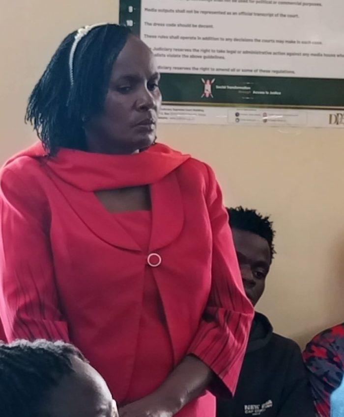 Lucy Nungari Principal St. Teresiah Preparatory School, Ngemwa in Kiambu law courts.