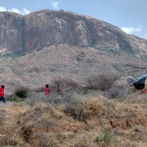 Seven killed as helicopter crashes near Mount Ololokwe